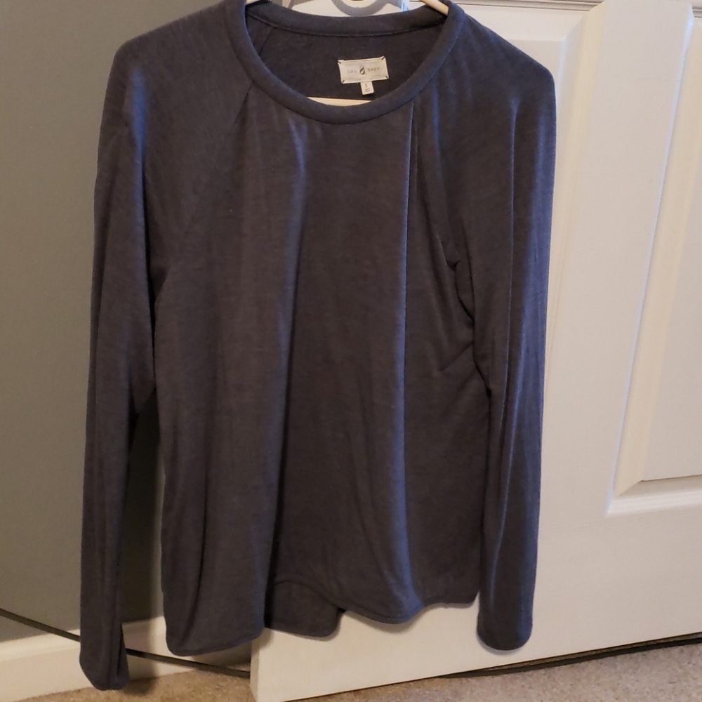 Lou & Grey small grey blue top